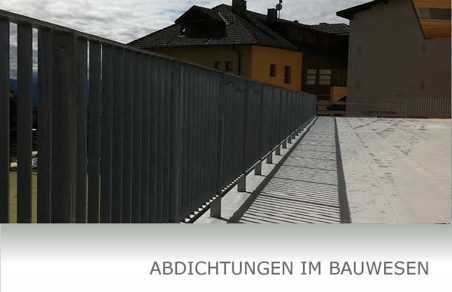 ISOFOL KG des Ebner Daniel, Meran, Abdichtungssysteme, Abdichtungen im Bauwesen